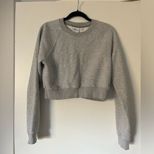 TNA Heather Gray Women's Crew Neck Sweater
